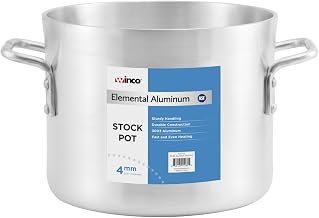 Winware Professional Aluminum 60 Quart Stockpot