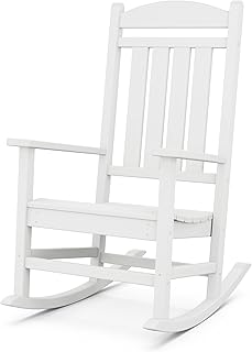 Polywood Presidential Rocking Chair in White