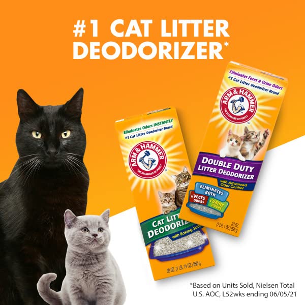 Cat Litter Deodorizer-Super Size Pack-30 oz Pack of by ARM & HAMMER – 120 Ounce (Pack of 1), Multicolor