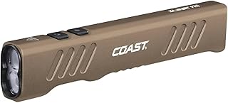 Coast Products COS31104 Slayer Pro 1150 lm Rechargeable LED BeamSaver USB-C Flashlight Dune