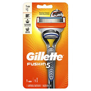 Gillette 1 Count (Pack of 2) / 1 Razor + 1 Cartridge / Silver Cartridges