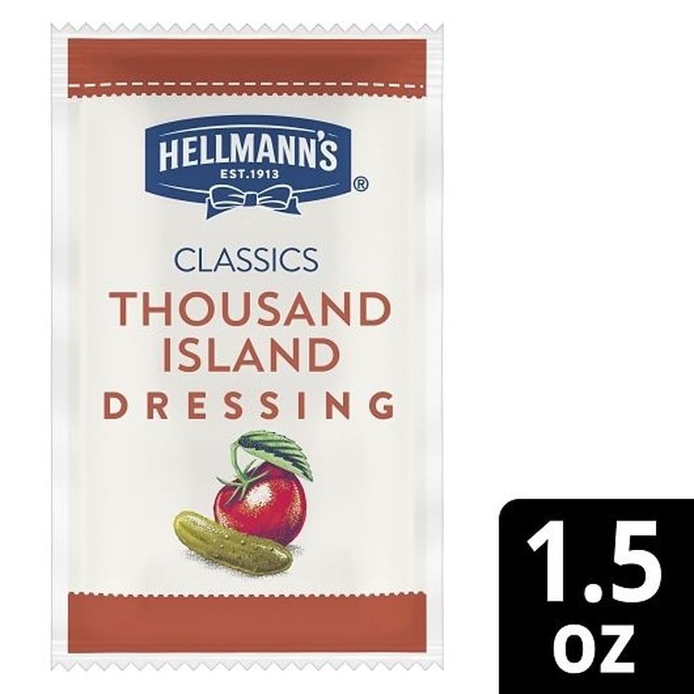 HELLMANN'S Thousand Island / 1.5 Ounce (Pack of 102) / 102 Thousand Island