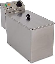 Equipex RF5S Sodir 10-Pound Commercial Countertop Fryer, Stainless Steel, 120V, ETL