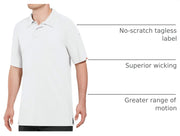 Red Kap 3X-Large / White / Big-tall Active Performance Polo Shirt Polos