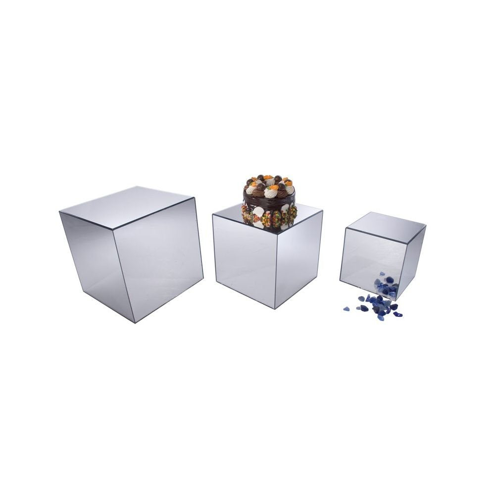Cube Riser by CAL-MIL – acrylic, White, Model MC700
