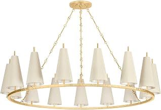 480-54-VGL Tirana - 15 Light Chandelier-13.5 Inches Tall and 54.75 Inches Wide