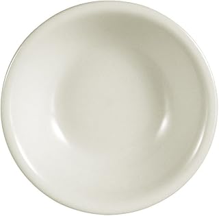 CAC China REC – 32 Rolled Edge 4 – 1/2-inch Stoneware Fruit Bowl, 3.5-ounce, American White, Box of 36 [parallel import goods]