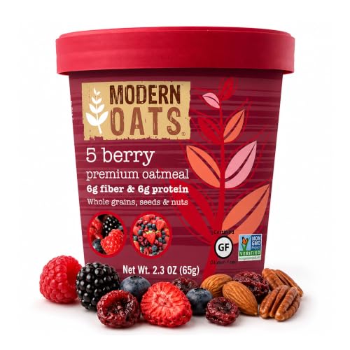 Modern Oats 5 Berry / 2.3 Ounce (Pack of 12) / 12 Breakfast Foods