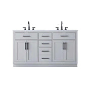 Alden Bathroom Vanity Grey by Lighting Design – Wood, Grey, Model VF29760DGR