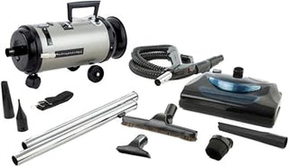 METROVAC OV4PNHSNBFVC Professional Evolution Compact Canister Vac, Powerful Home Vacuum & Air Duster, Portable Cleaning Supplies, Accessories