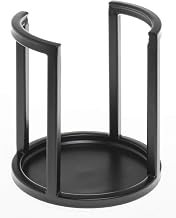 HUBERT Black Plate Holder - 6 1/2"Dia x 8 1/5"H