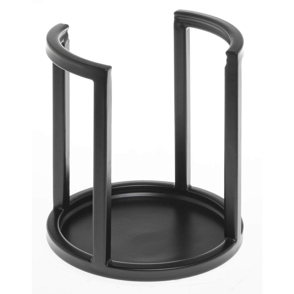 Black Plate Holder - 6 1/2"Dia x 8 1/5"H by HUBERT – Large, Metal, Black
