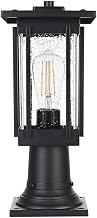 Melvale One Light Outdoor Post Mount Black
