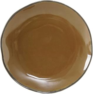 Tuxton China GAJ-005 Plate, 9" Dia., Round, Microwave & Dishwasher Safe, Oven Proof, Fully vitrified, Lead-Free, Ceramic, TuxTrendz, Artisan, Mojave, Case of 24