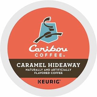 Caribou Coffee Caribou Hideaway, Caramel, 24 Count