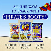 Pirate's Booty Cheddar Blast / 4 Ounce (Pack of 12) / No Color Puffed Snacks