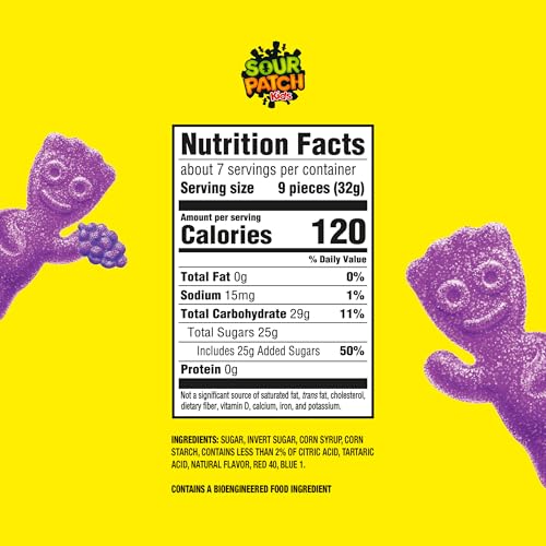 Sour Patch Kids Grape / 8 Ounce (Pack of 1) / 1 Sour Candy