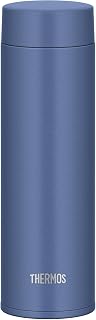 JOQ-480 ASB Thermos Water Bottle, Vacuum Insulated Mobile Mug, 16.9 fl oz (480 ml), Ash Blue, Easy to Clean Every Corner, Dishwasher Safe, Stainless Steel, Bottle, Lightweight and Compact
