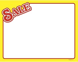 Sale Price Sign, 7 x 5 1/2, 68104