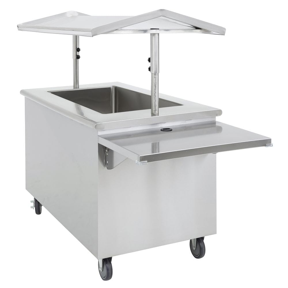 HUBERT Double Sided / Silver Utility Carts