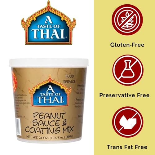 A Taste of Thai Peanut Sauce & Coating Mix / 3 Pack / 3 Peanut Sauce