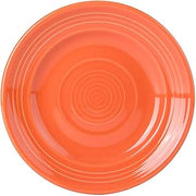 Tuxton Concentrix Papaya Solid Color 6-1/4-Inch Plate, Case of 24, Orange; Scratch Resistant; Chip Resistant; Lead & Cadmium Free; Dishwasher, Microwave, Oven Safe