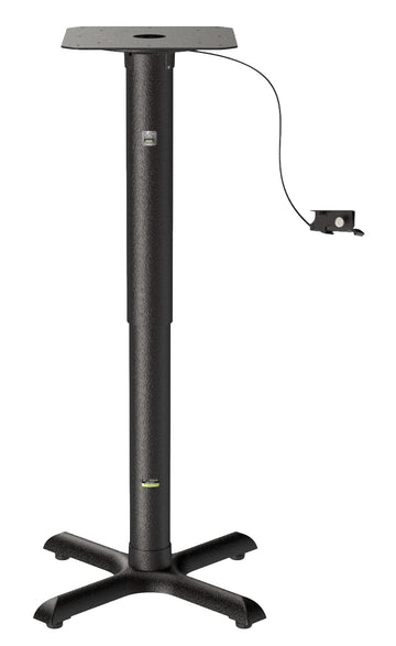 Self-Stabilizing KX22 Table Base Height-Ajustable | Ideal for Small Tabletops by FLAT – cast iron, Model CT2064