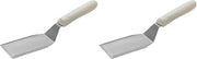 Winco 5" x 3" White Griddle Turner with Handle (Pack of 2)