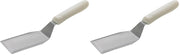 5" x 3" White Griddle Turner with Handle (Pack of 2) by Winco – 5" x 3" (Pack of 2), Stainless Steel, Blanco, Pack of 2, Model TWP-61