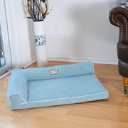 Bed Bue Dog Bed by Armarkat – Medium, Polyester, Blue, Model D08A