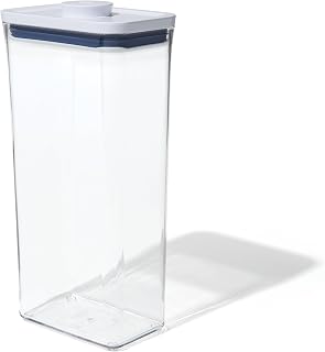 OXO Good Grips POP Container - Rectangle Tall 3.7 Qt,transparent,(Pack of 8)