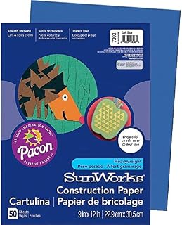 Pacon CORPORATION CONSTRUCTION PAPER BLACK 9X12 (Set of 50)