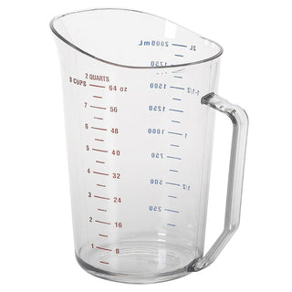 200MCCW135 Measure Cup 2 Quart Clear by Cambro – 64 Ounces, 2.0 quarts, Polycarbonate, Clear, Model 0397200