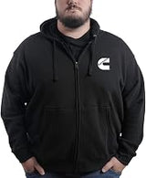 Cummins Men's Sweatshirt Black Zipper Hoodie