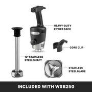 Waring 12" Shaft / Stainless Steel / Immersion Blenders Countertop Blenders