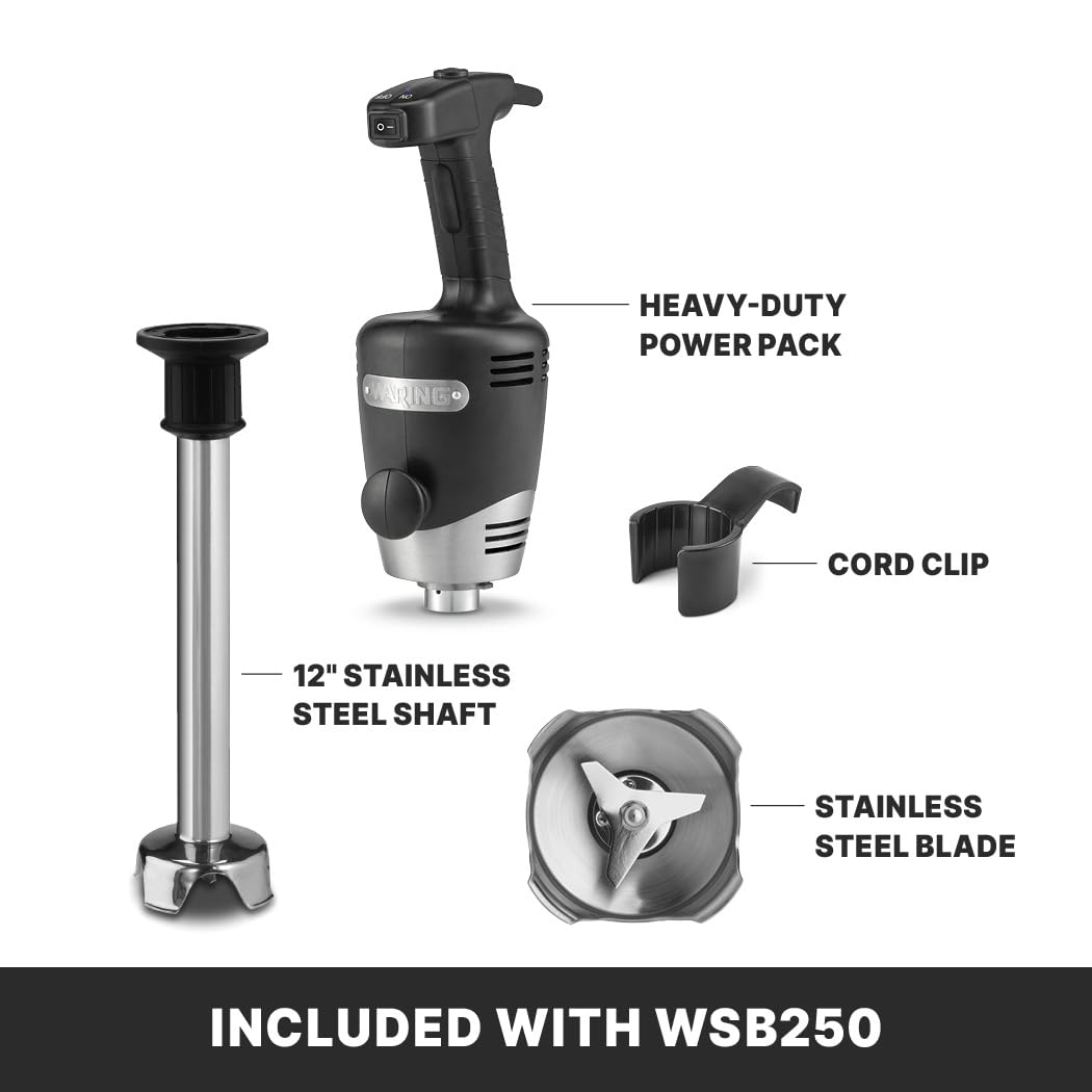 Waring 12" Shaft / Stainless Steel / Immersion Blenders Countertop Blenders
