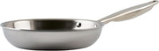 Winco 8" Silver Tri-Ply Stainless Steel Fry Pan