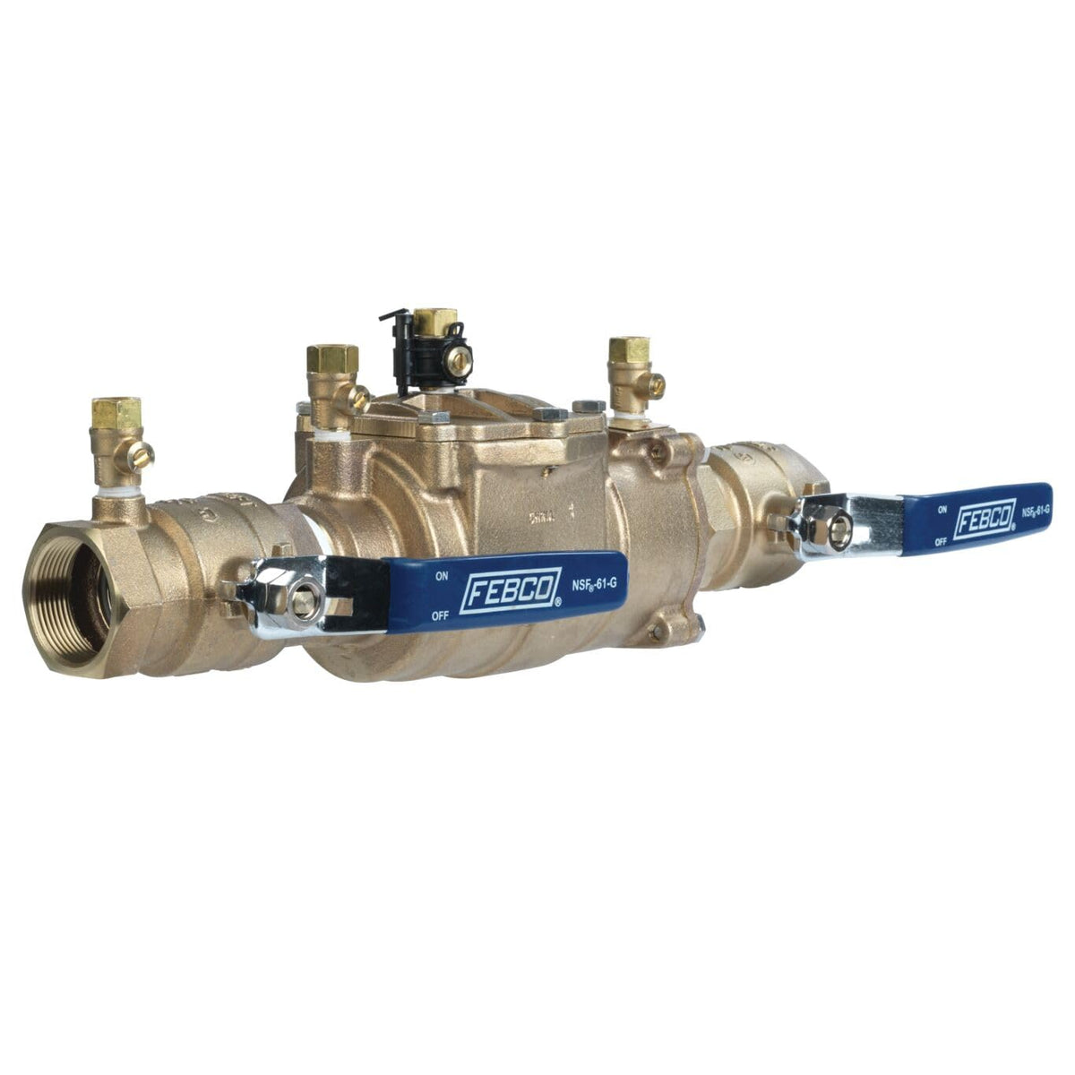 LF850 Lead-Free Double Check Valve Backflow Preventer Assembly 2" NPT by Febco – 2 Inch, Bronze, Model T683043
