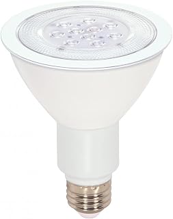 Satco S9089 11 Watt (75 Watt) 780 Lumens PAR30 Long Neck LED Cool White 4000K 25 Beam Ditto Light Bulb, Dimmable