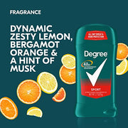 Degree 2.7 Ounce (Pack of 4) / Fragranced / Light Green Antiperspirant Deodorant
