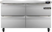 Continental Refrigerator SWF48-D Two Section Work Top Freezer 48"W, With Drawers