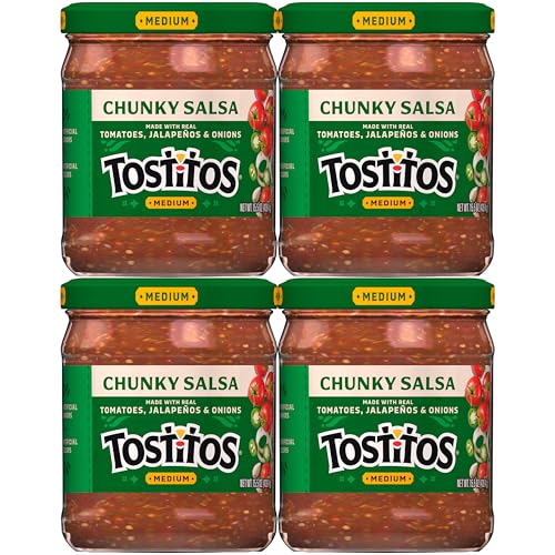 Tostitos Medium Chunky Salsa / 15.5 Ounce (Pack of 4) / 4 Count Salsas