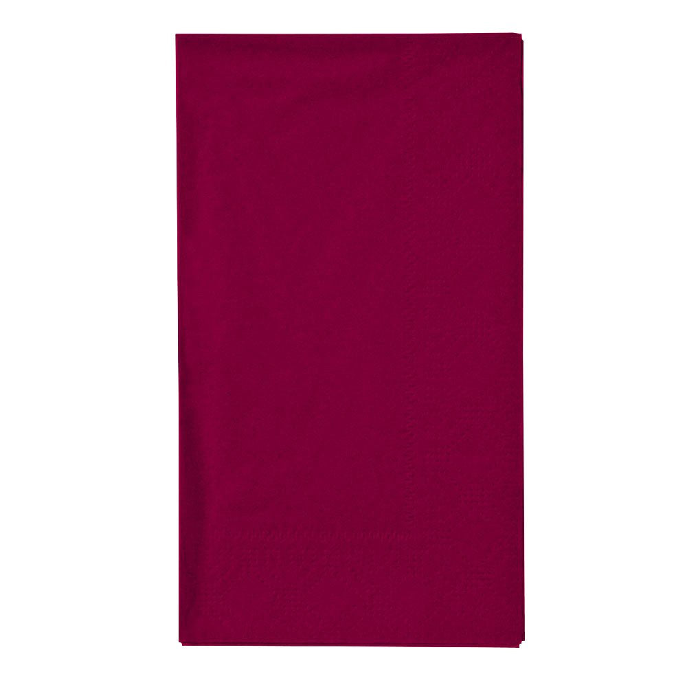 Dinner Napkin by Hoffmaster – 17" x 15", Paper, Burgundy, Pack of 1000, Model 180524