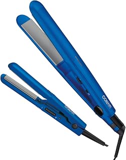 Conair Ultimate Styling Set Dual Voltage Travel Set1.12 (28mm) Ceramic Straightener + 1/2" Inch Mini Ceramic Straightener