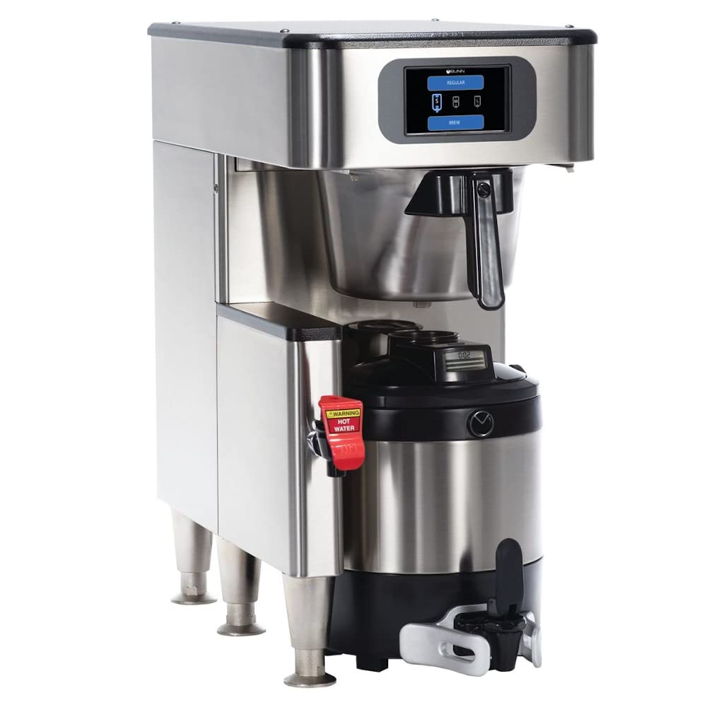 ICB TF Single Automatic Platinum Edition Coffee Brewer for 1 Gallon Servers (Not Included) by Bunn – 1.0 gallons, Stainless Steel, Model 54300.0100