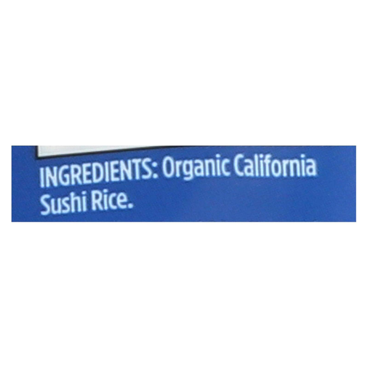 Family Farms Organic California White Sushi Rice by Lundberg – 16 Ounce (Pack of 6), Pack of 6