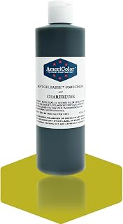 AmeriColor Chartreuse, 13.5 Ounce Bottle, Soft Gel Paste Food Color