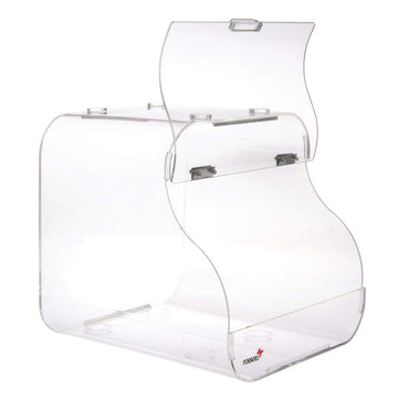 Bak 100 Single Container Bakery Display Case by Rosseto – 12, Acrylic, Clear, Model BAK1203