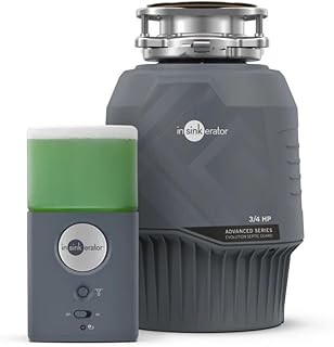 InSinkErator Evolution Septic Guard 3/4 HP Garbage Disposal w/BOOST System | Advanced Series, EZ CONNECT, 75% Quieter than BADGER, Continuous Feed, 9-Year Limited Warranty, Septic Safe Odor Reduce