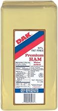 Dak Premium 97 Percent Fat Free Water Added Deli Ham, 12 Pound - 2 per case.
